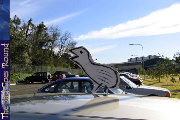 Meh, there's nothing really novel about this particular shot. I think it's another case of Look! There's the Nightingale! On the top of a car! <strong><u>A CAR!!!</strong></u>