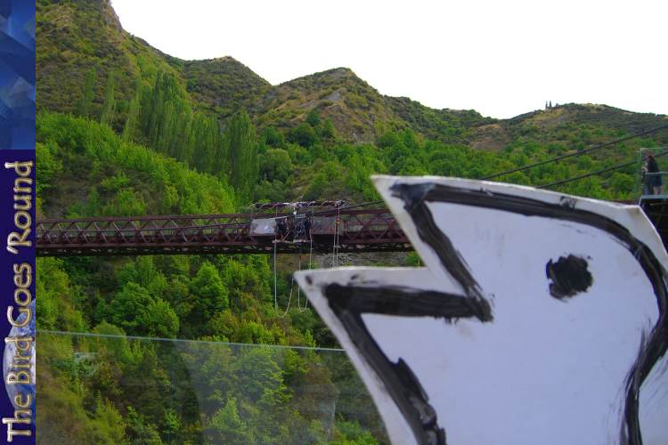 The first bridge in the world where people reguarly jump - and they aren't commiting suicide! It's world famous bungy!