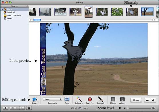 iPhoto 6 Interface