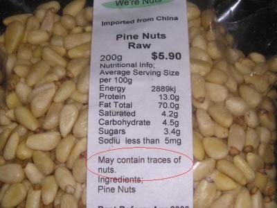 May contain traces of nuts May contain traces of nuts