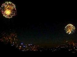 The Sydney skyline - terribly underexposed!